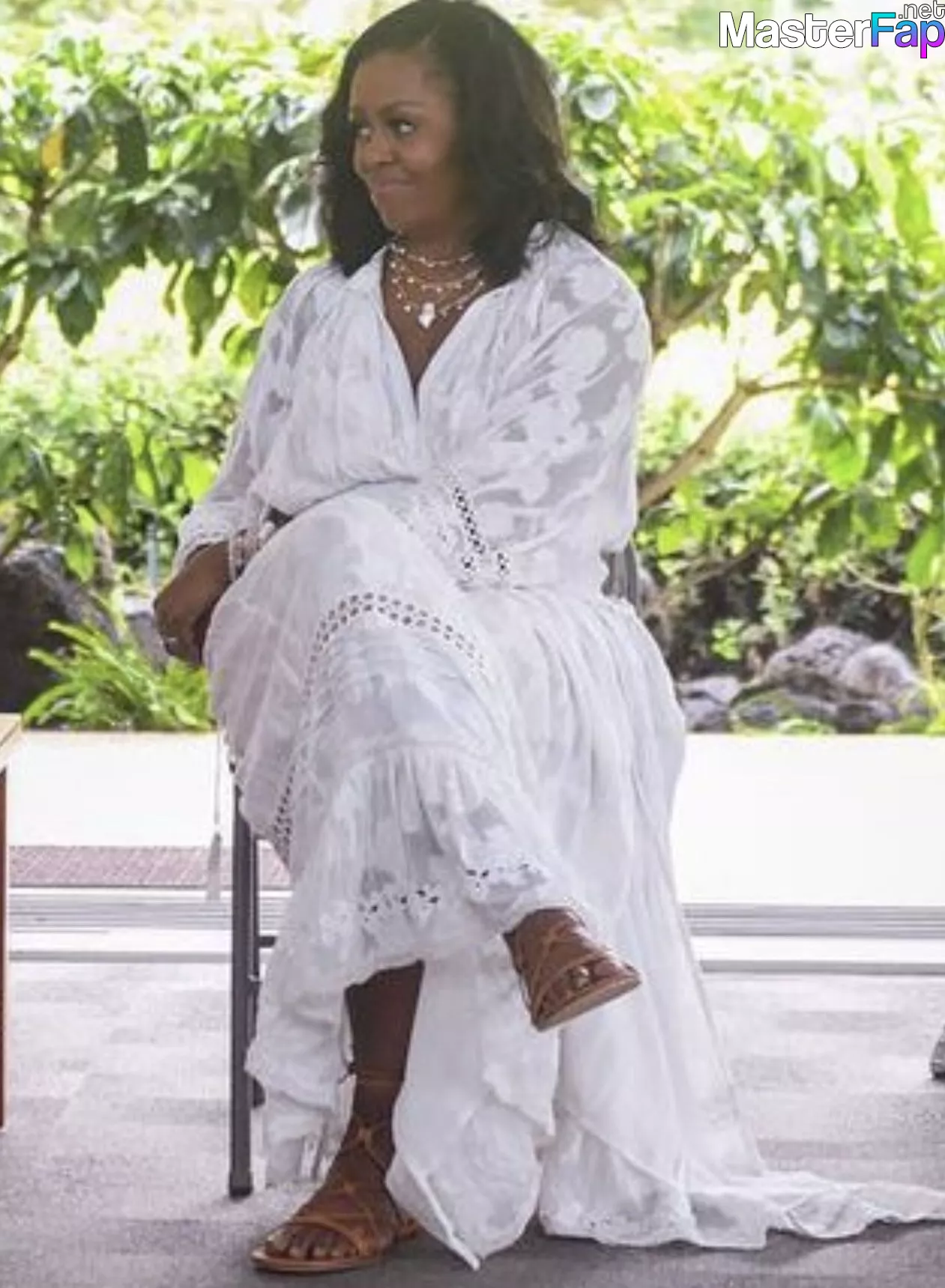 Michelle Obama Free Leaked Backstage Picture