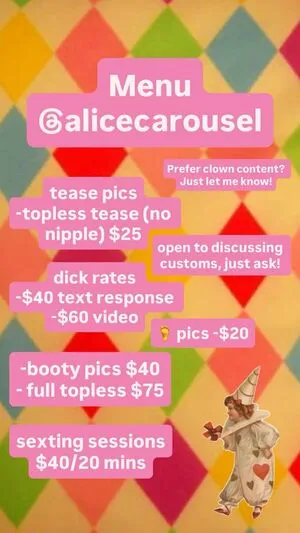 Alice Carousel Thumbnail Picture