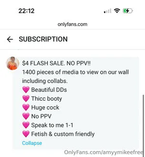 Amyymikeefree OnlyFans Leaked Free Thumbnail Picture - #ymfg6KaFVP