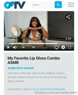 Asmrwithnaomi Thumbnail Picture