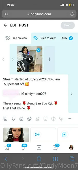 Cindymoon7 OnlyFans Leaked Free Thumbnail Picture - #Bowgq7mAal