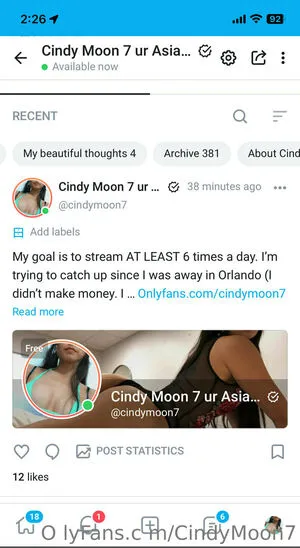 Cindymoon7 OnlyFans Leaked Free Thumbnail Picture - #dFWl2AuJFF