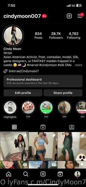 Cindymoon7 OnlyFans Leaked Free Thumbnail Picture - #jfzmVA4NVC