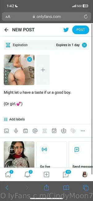 Cindymoon7 OnlyFans Leaked Free Thumbnail Picture - #tNj0htfhC5
