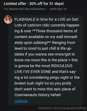 Claracosmiafree Thumbnail Picture