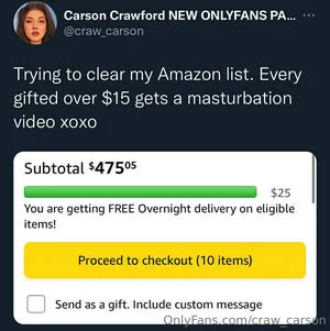 Craw Carson OnlyFans Leaked Free Thumbnail Picture - #c9JjJaW0mo