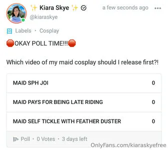 Kiaraskyefree OnlyFans Leaked Free Thumbnail Picture - #ms0eqkACTs
