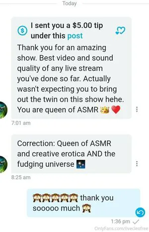 Livecleofree OnlyFans Leaked Free Thumbnail Picture - #zBThstSobh