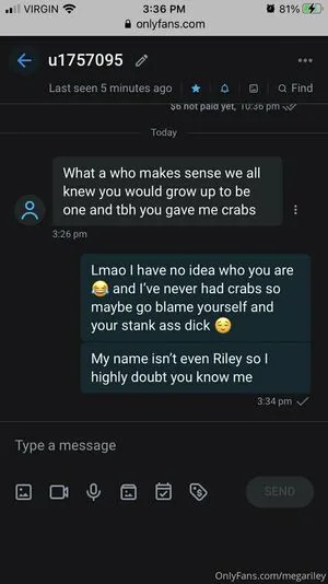 Megariley OnlyFans Leaked Free Thumbnail Picture - #WAOk2MskI3