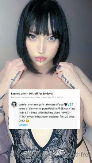 Nikkitagothfree OnlyFans Leaked Free Thumbnail Picture - #OBFi87B1ji