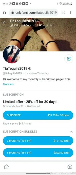 Tiatequila100 OnlyFans Leaked Free Thumbnail Picture - #a7FeSfcobE