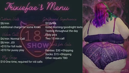Trixiefae21 OnlyFans Leaked Free Thumbnail Picture - #uEICLonWaI